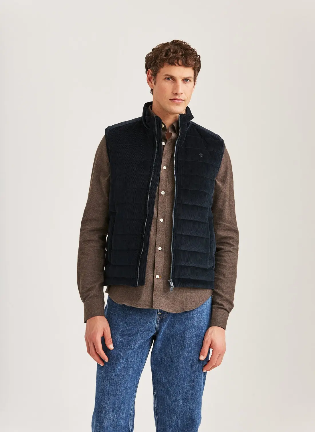 Ted Quilted Cord Vest