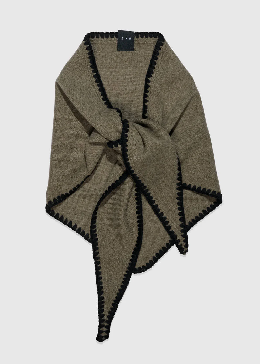 Mina Stitched Merino Scarf