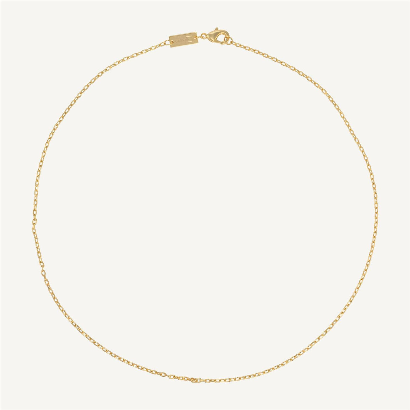 Gold necklace 50 cm