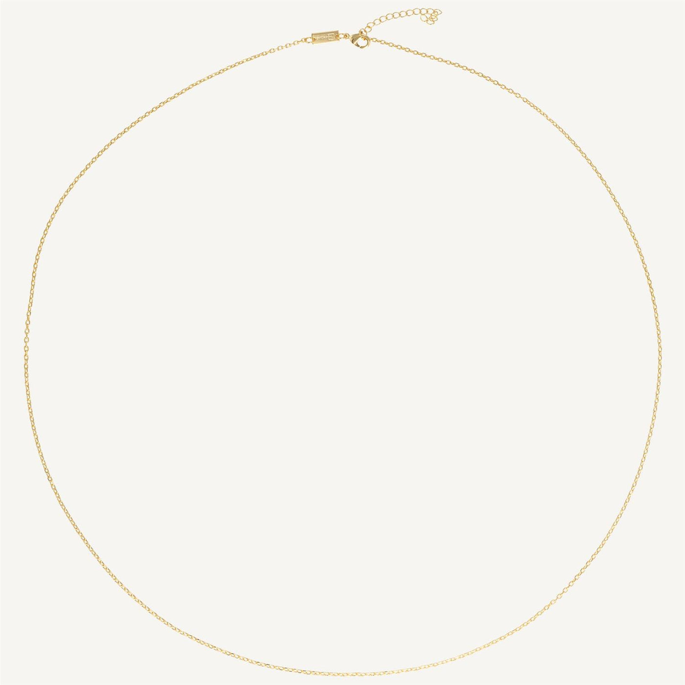 Gold necklace 85-90 cm
