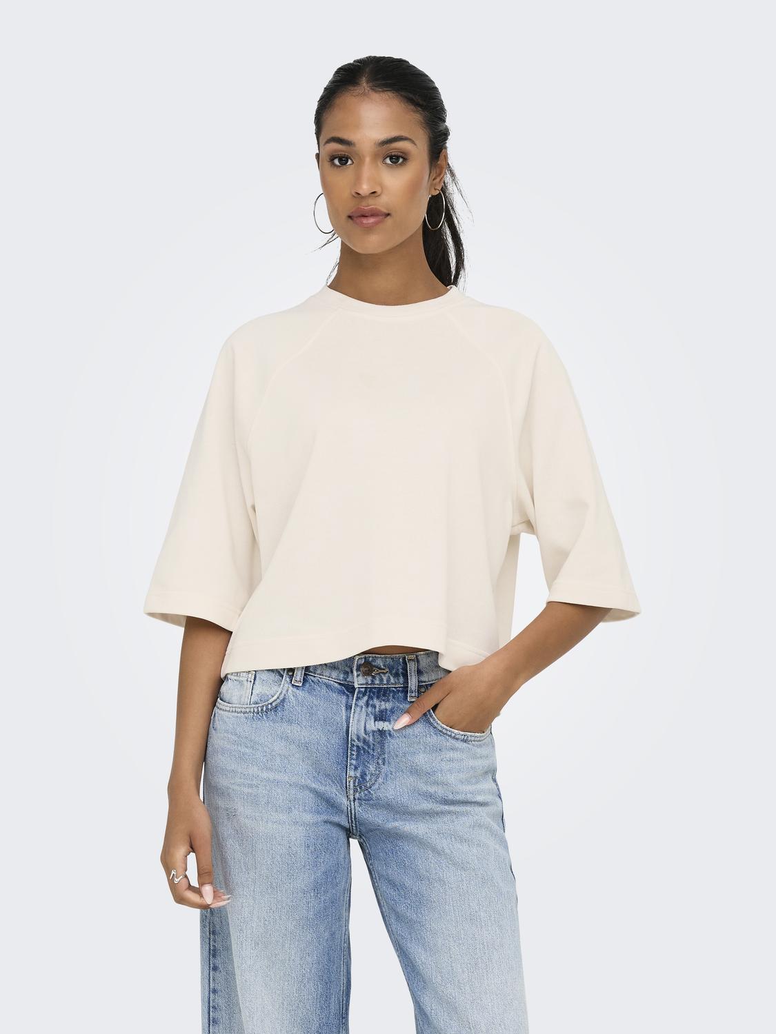 Onldasie 2/4 O-Neck Raglan Ub Cs Swt