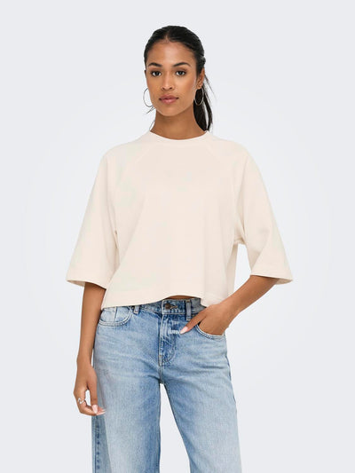 Onldasie 2/4 O-Neck Raglan Ub Cs Swt