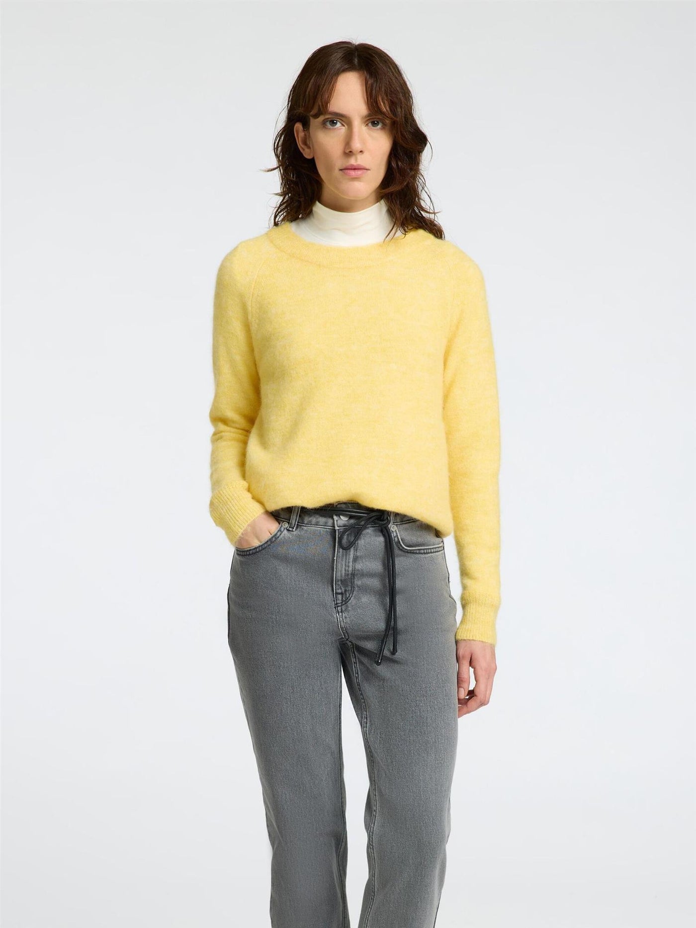 SLFLULU LS KNIT O-NECK