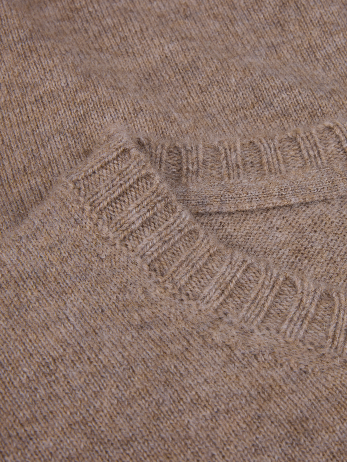 Sweater Knitted Crew Neck Cashmere