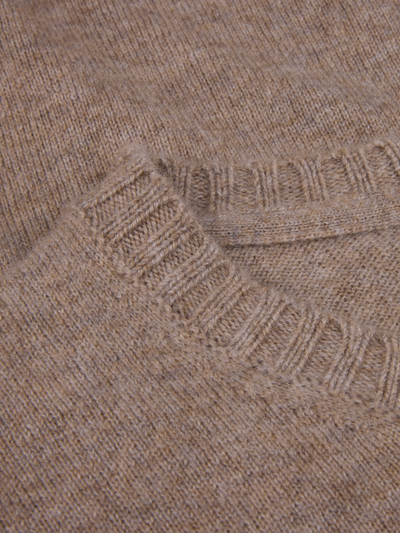 Sweater Knitted Crew Neck Cashmere
