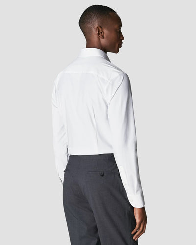 White Four-Way Stretch Shirt - Slim Fit