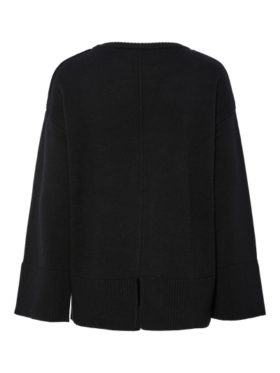Yasbabette Ls O-Neck Knit Pullover