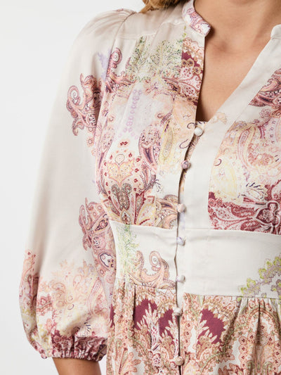Stellar artist paisley dress