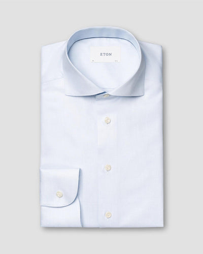 Melange Semi Solid Fine Twill Contemporary Fit