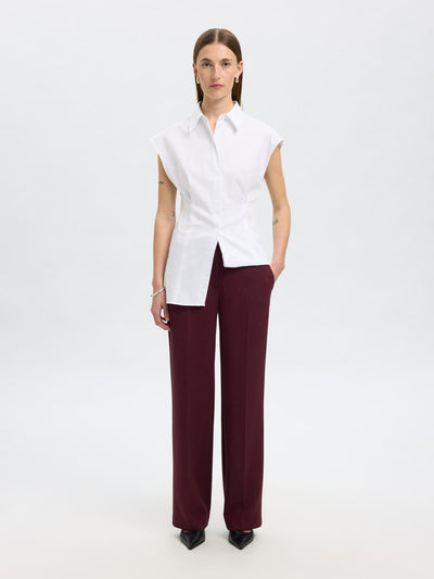 Slfrita Mw Wide Pant Mel
