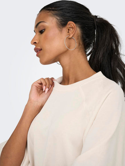 Onldasie 2/4 O-Neck Raglan Ub Cs Swt