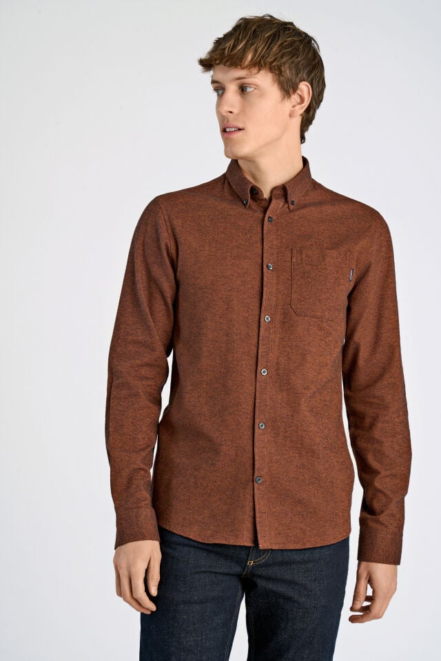 Brushed twill shirt