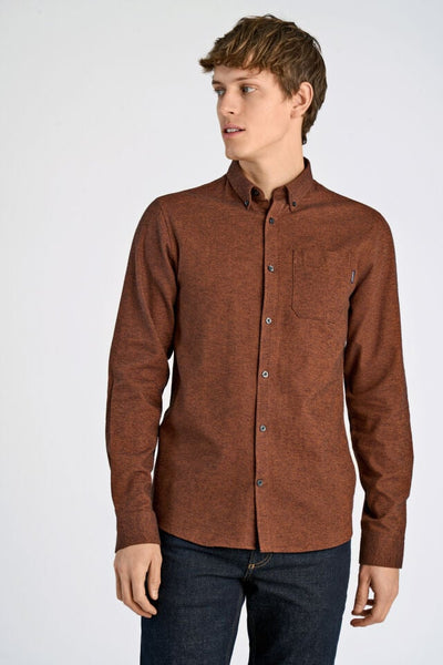 Brushed twill shirt