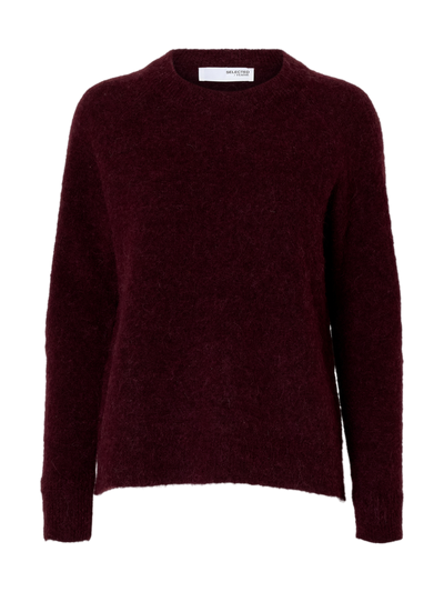 Slflulu Ls Knit O-Neck