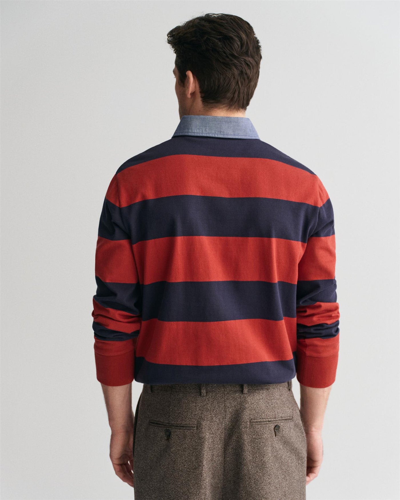 Reg chambray stripe heavy rugger