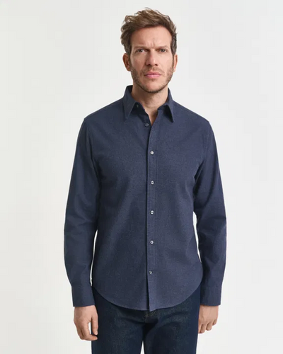 Reg flannel melange shirt