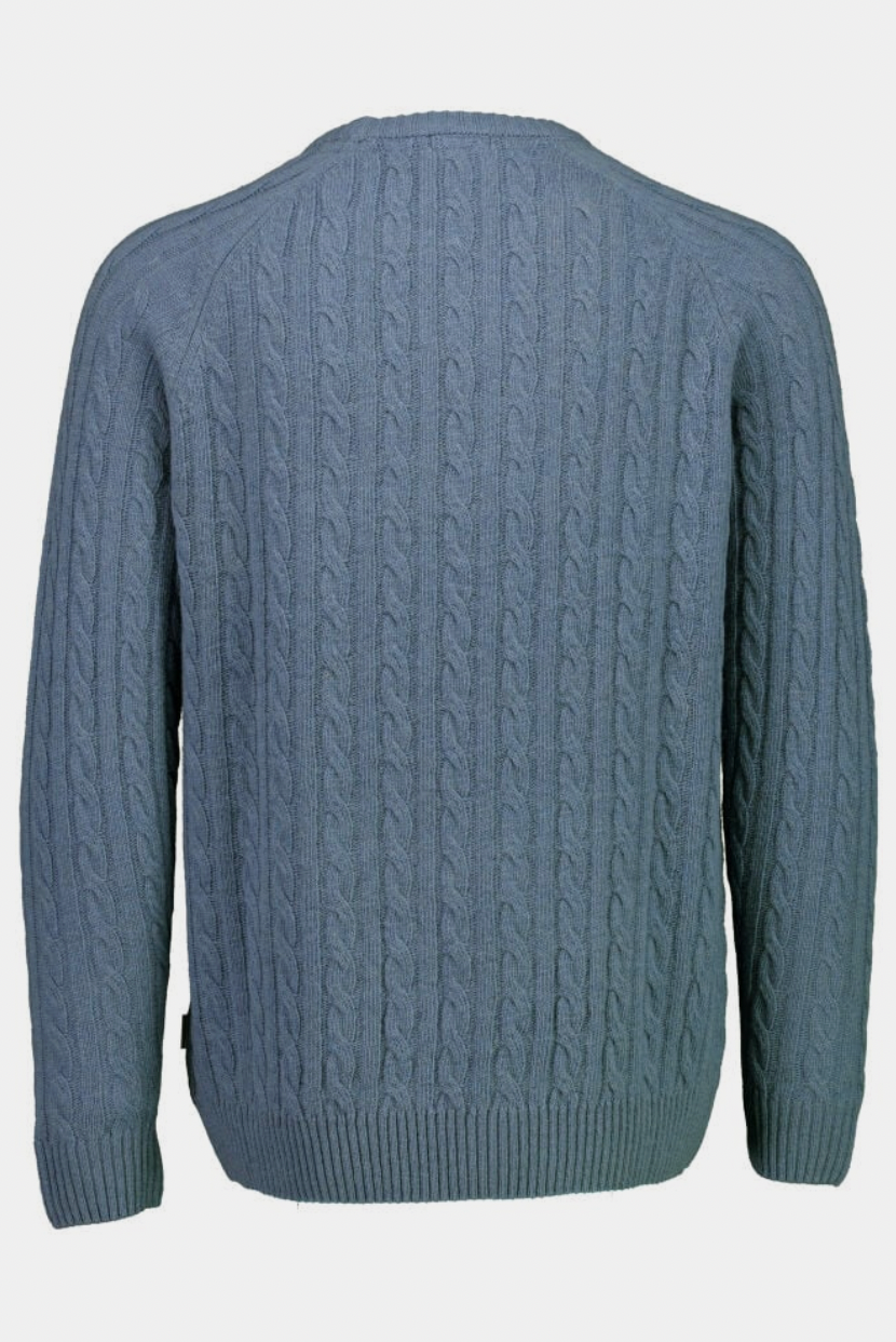 Lambswool reglan cable o-neck