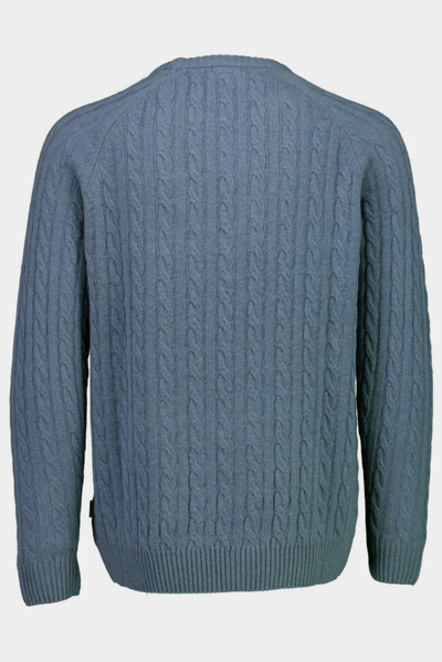 Lambswool reglan cable o-neck