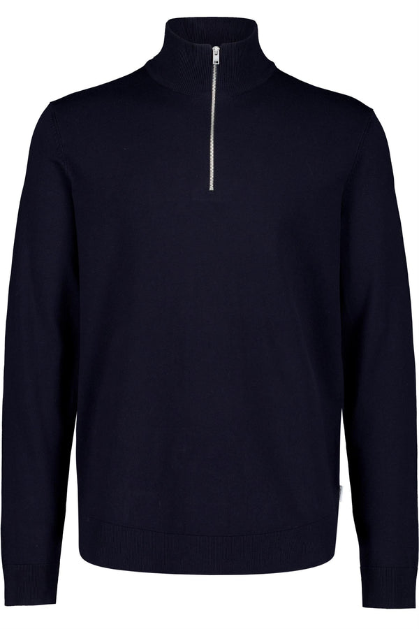 Soft Viscose Blend Half Zip Sweater