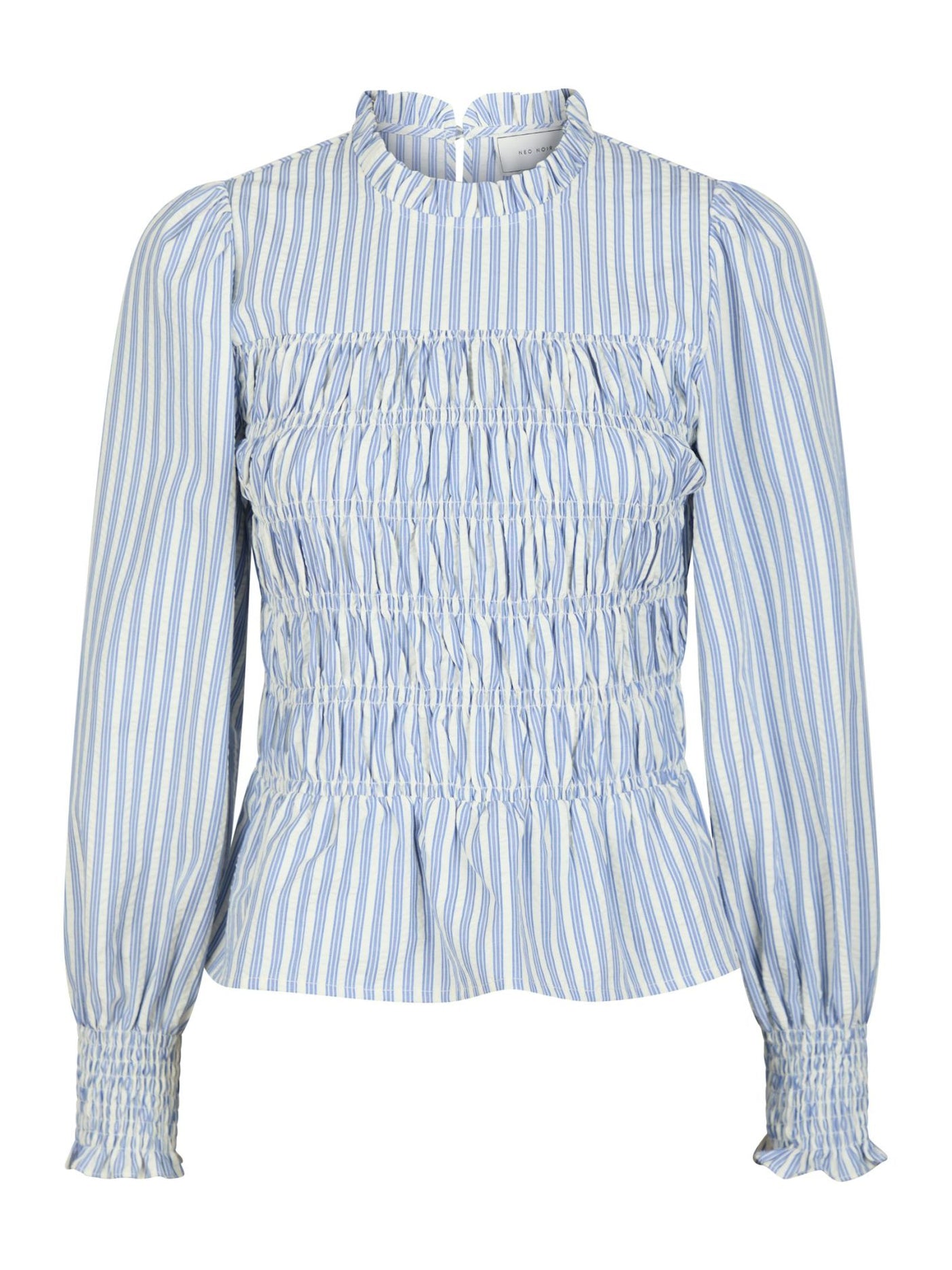 Possa stripe smock blouse