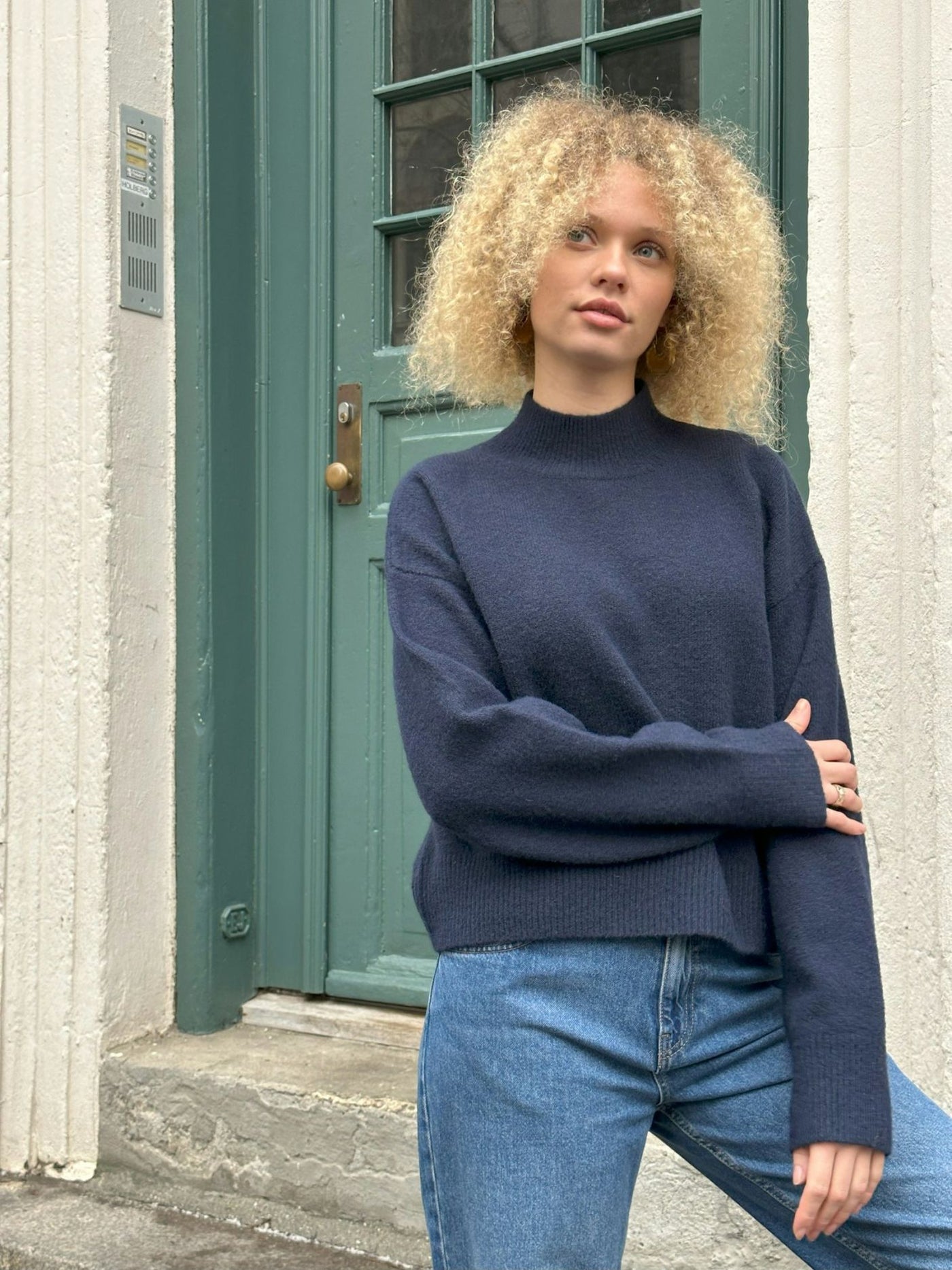 Paulina knit blouse
