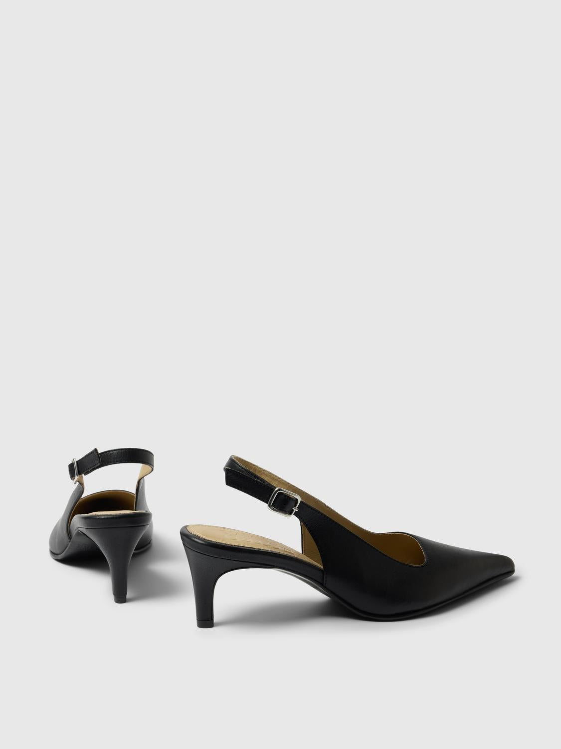 Slfisla Leather Pointy Slingback