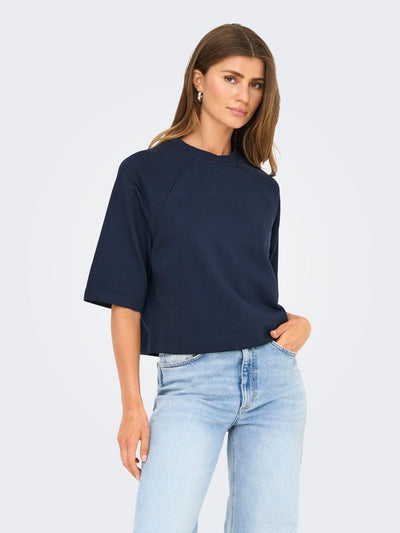 Onldasie 2/4 O-Neck Raglan Ub Cs Swt
