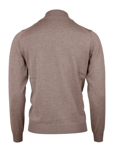 Sweater Knitted Half Zip Merino Wool