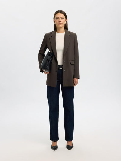 Slfrita Ls Relaxed Blazer Mel