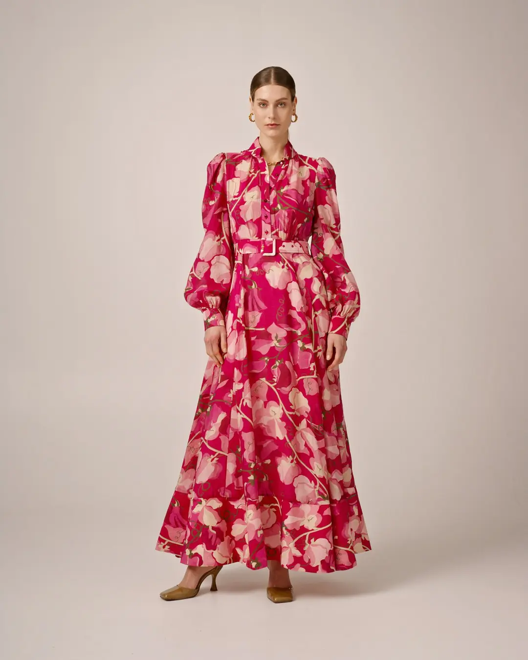 Viscose Belt Dress
