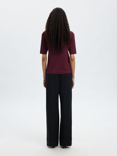 Slflura 2/4 Knit O-Neck