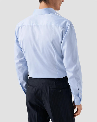 Light Blue Signature Twill Shirt - Slim fit