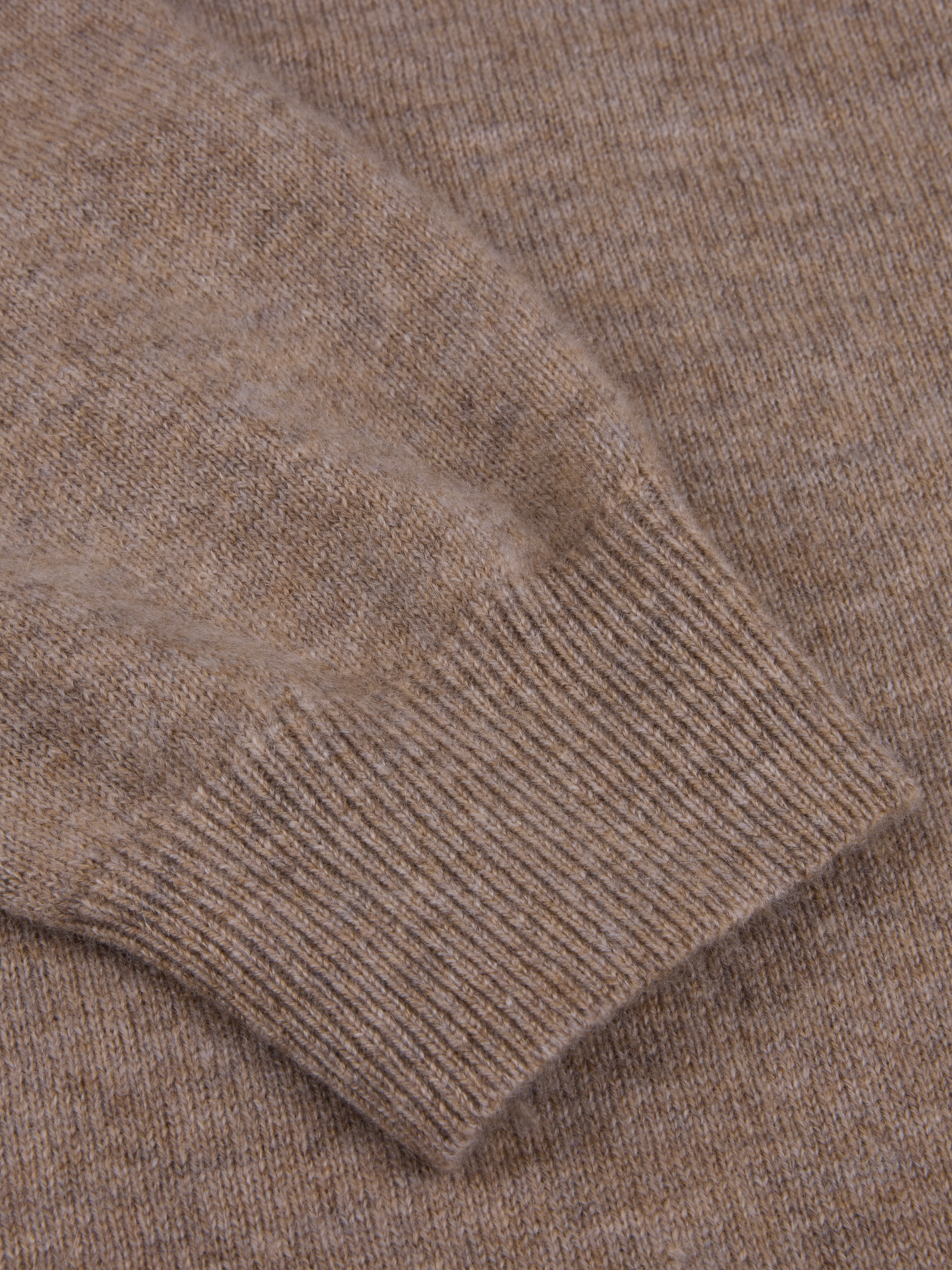 Sweater Knitted Crew Neck Cashmere