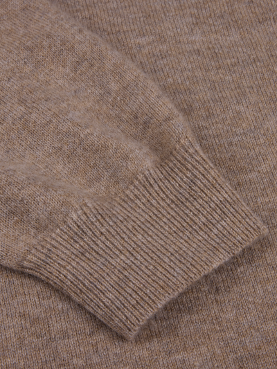 Sweater Knitted Crew Neck Cashmere