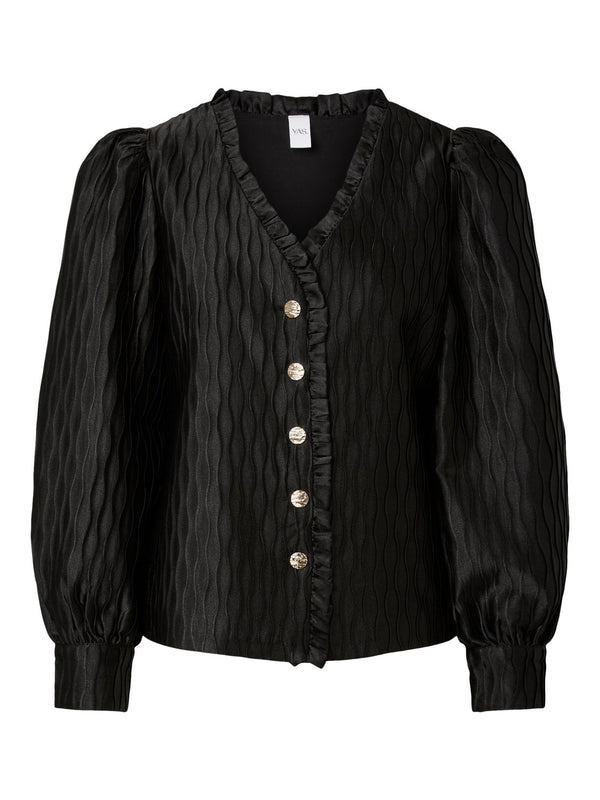 Yasripple Ls V-Neck Shirt S.