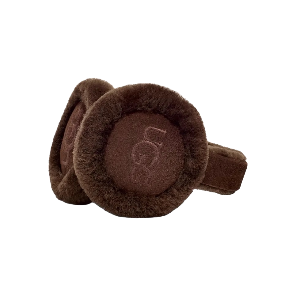 Women's Sheepskin Embroidery Earmuff