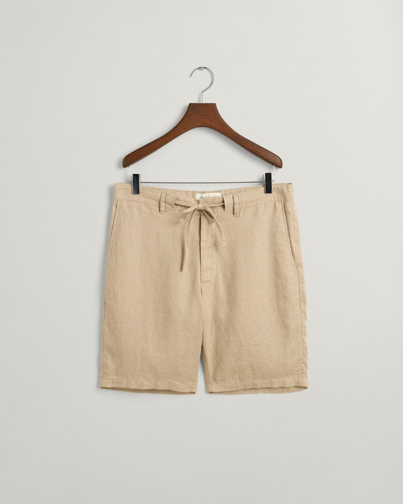 Relaxed linen DS shorts