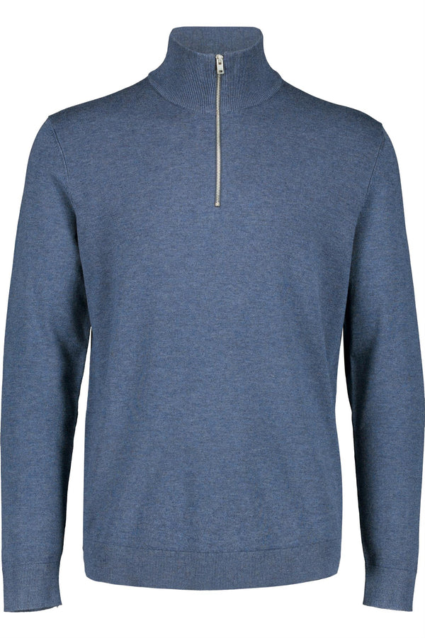 Soft Viscose Blend Half Zip Sweater