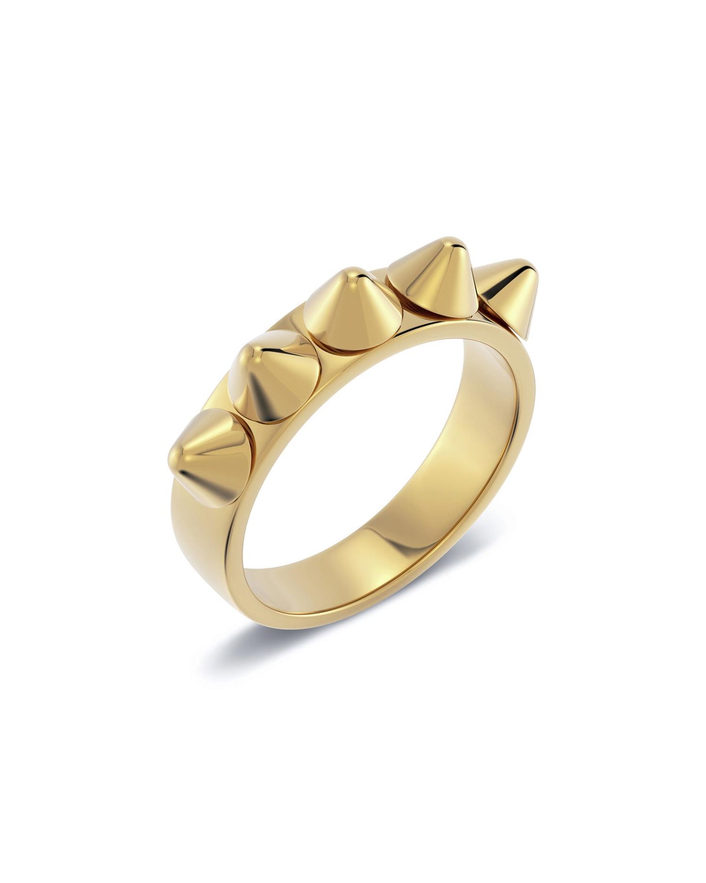 Peak Ring Single Gold