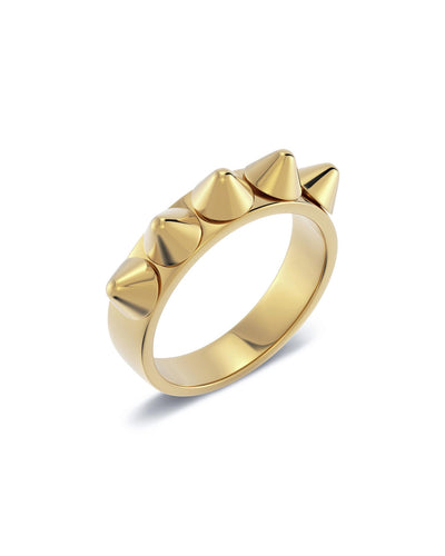Peak Ring Single Gold