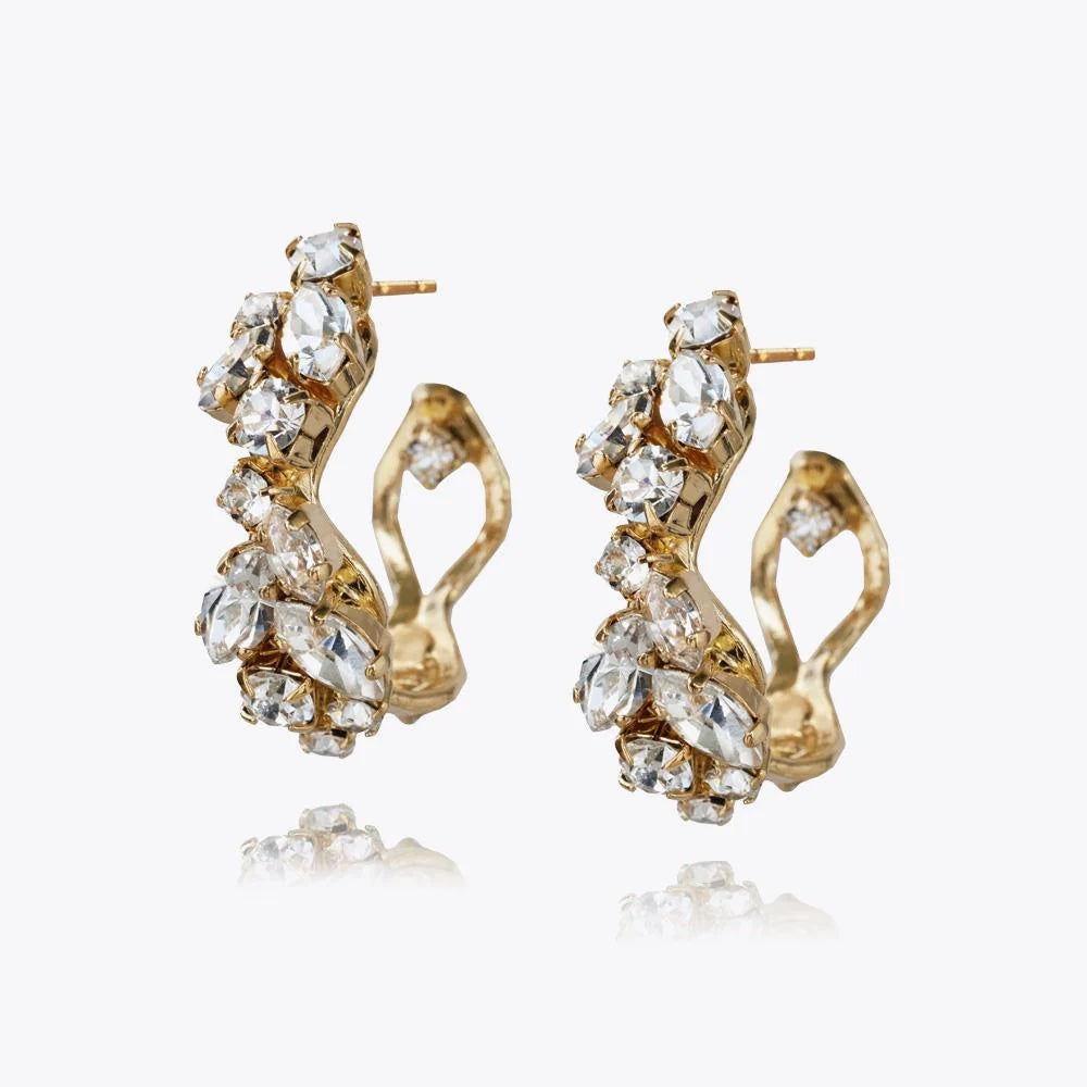 Stella Loop Earrings Gold