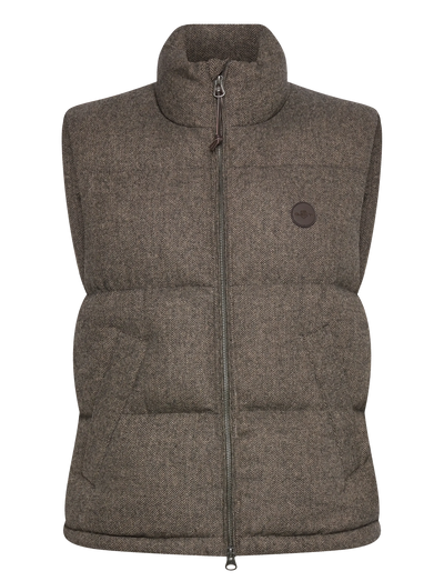 Wool padded vest