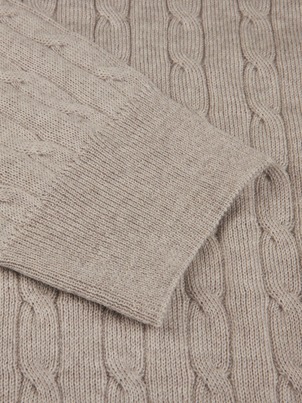 Sweater knitted half zip merino