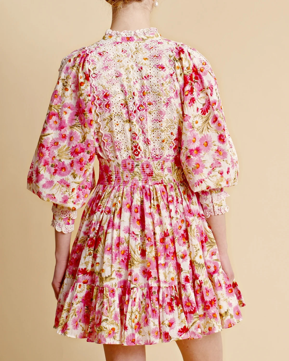 COTTON SLUB MINI DRESS