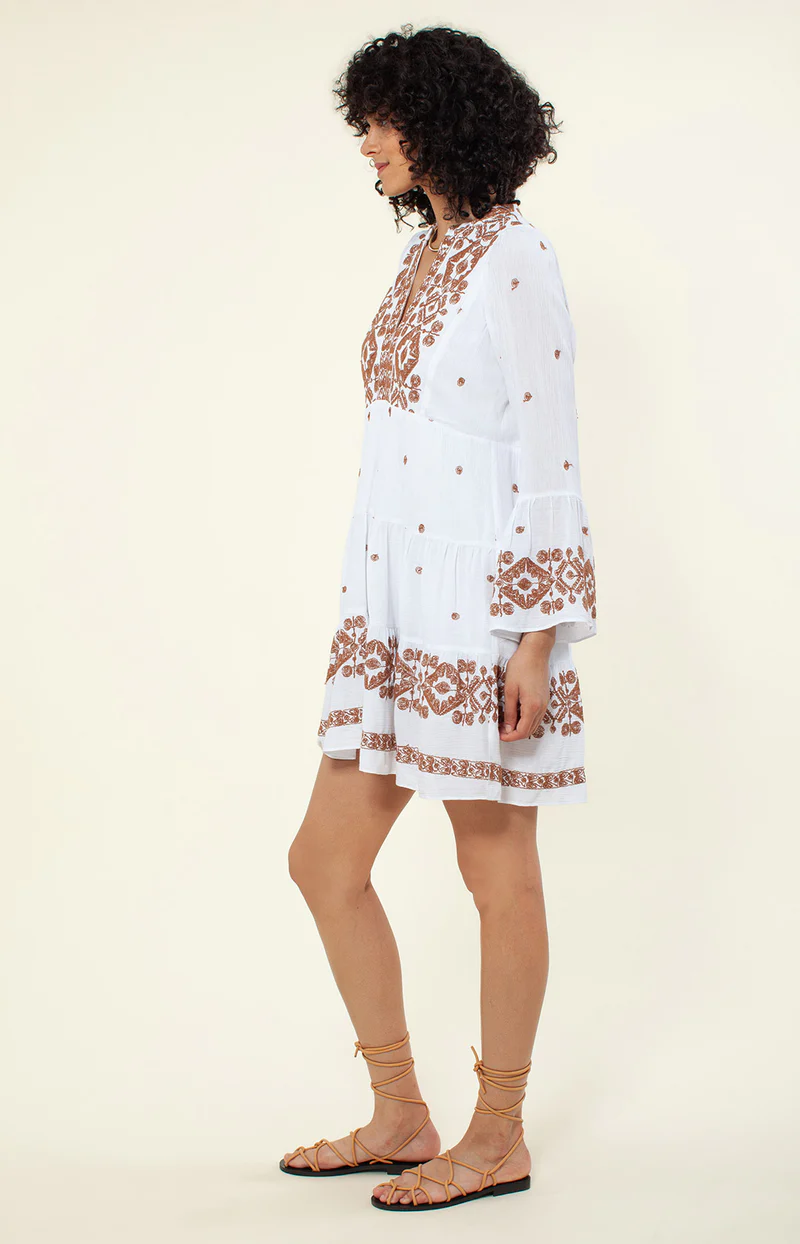 MARJA DRESS W EMBRODERY