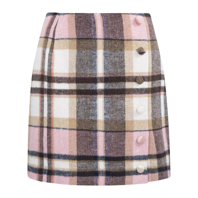Petra skirt pink check