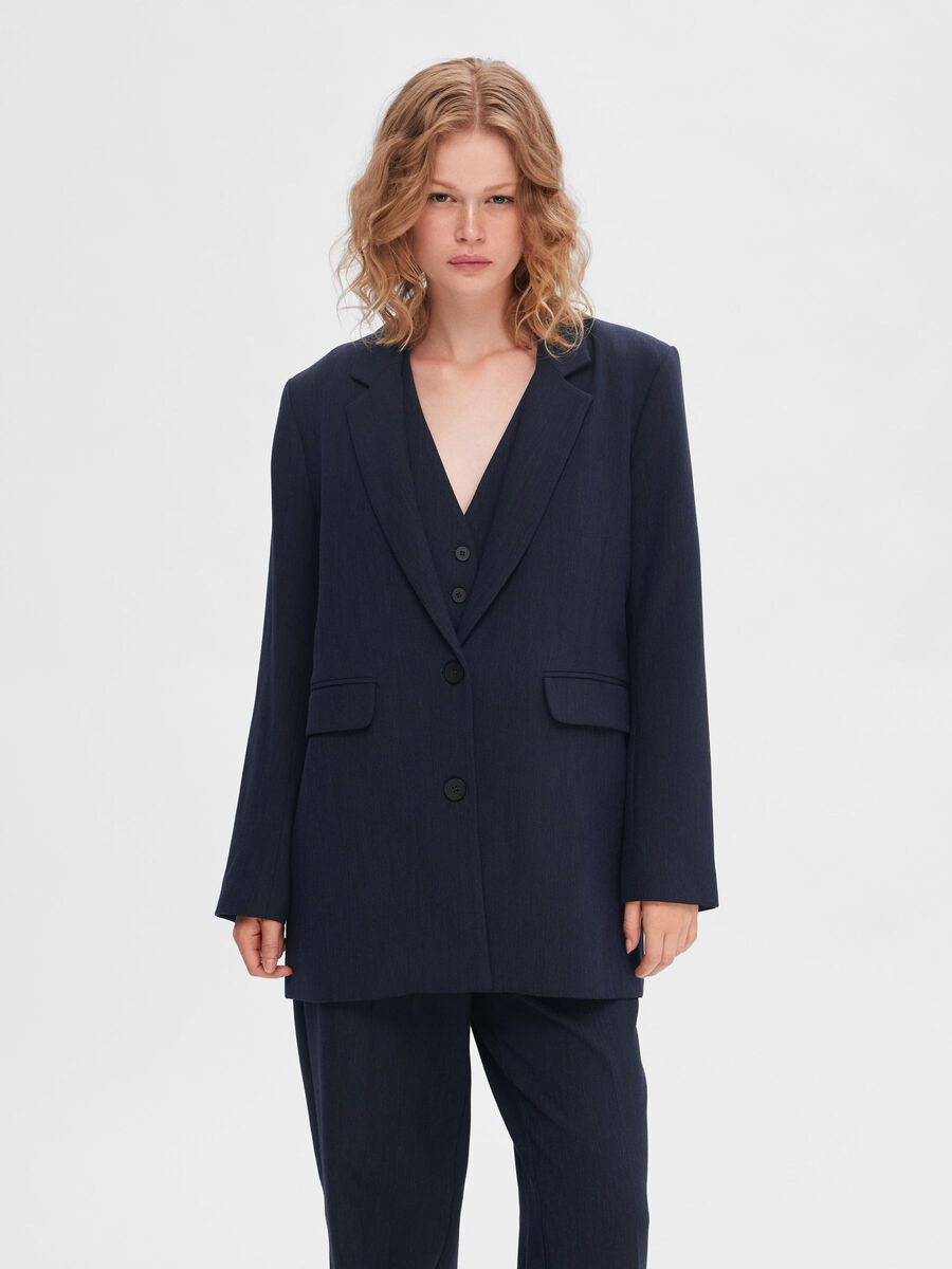Rita LS relaxed blazer