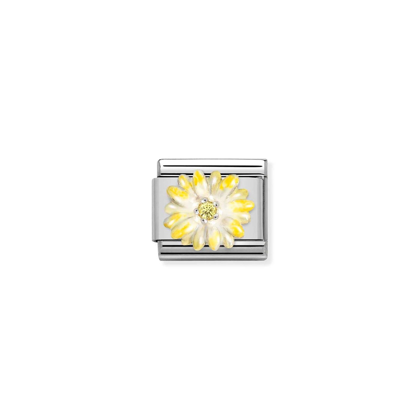 Yellow Flower with Yellow CZ