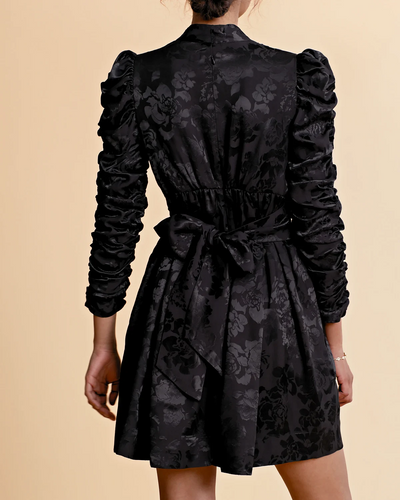 Jacquard Tieband Dress