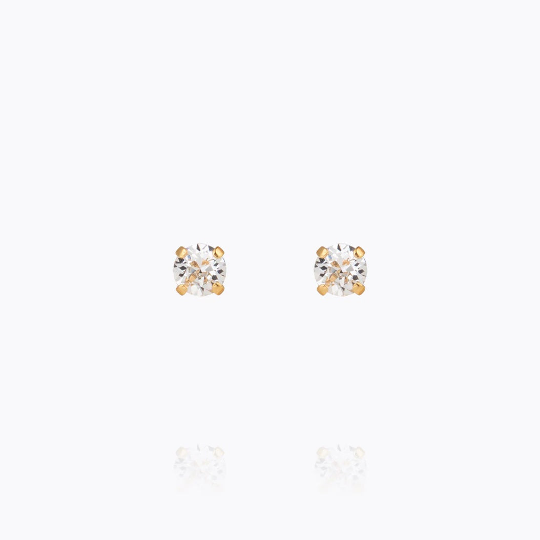 Mini Stud Earrings Gold
